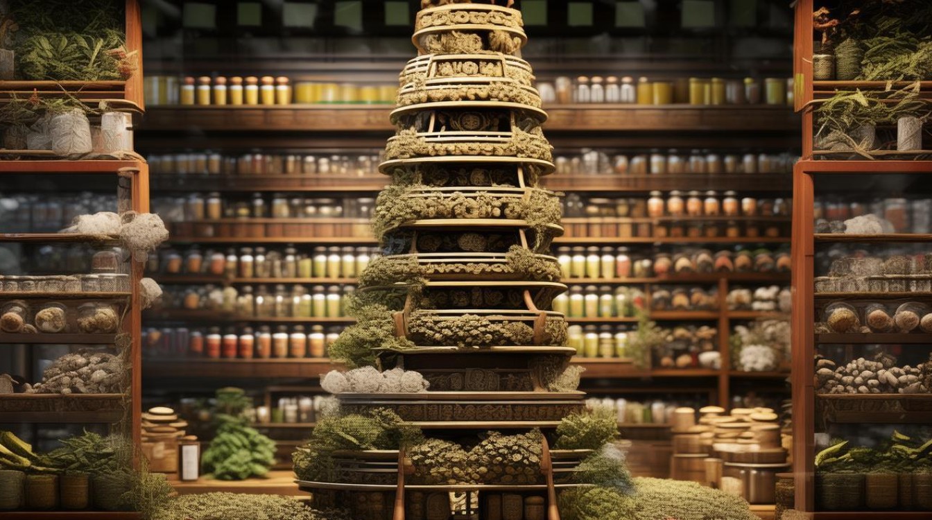 千层塔药材