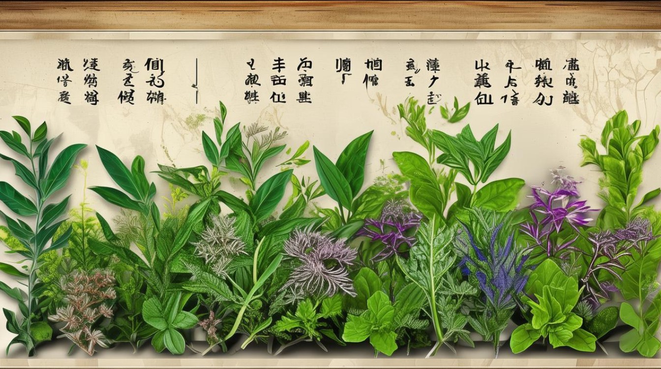 四大天王中草药图片