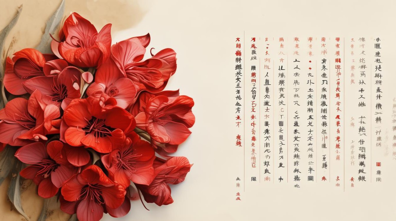红花的药材图