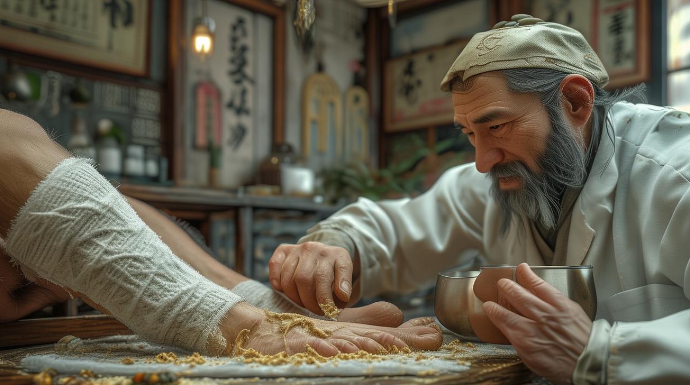 中医治疗脚部寒哩溃疡