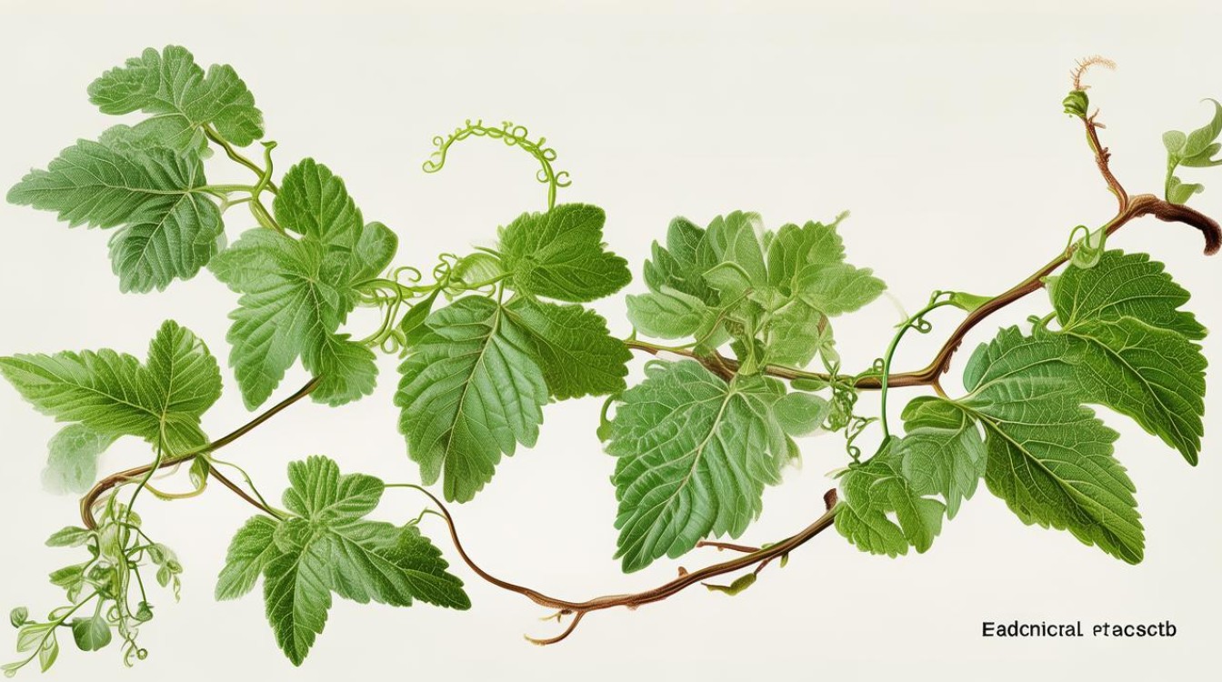 藤蔓类药材图