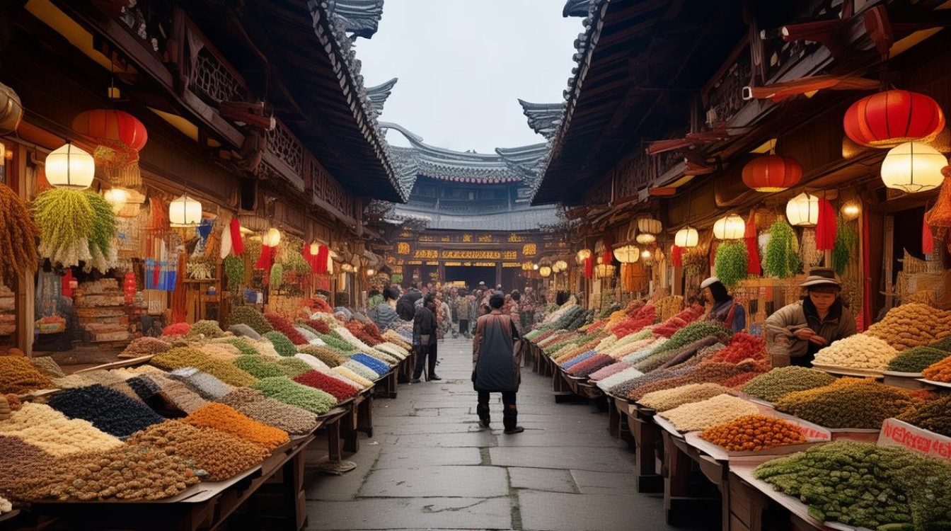 蒙自市药材市场