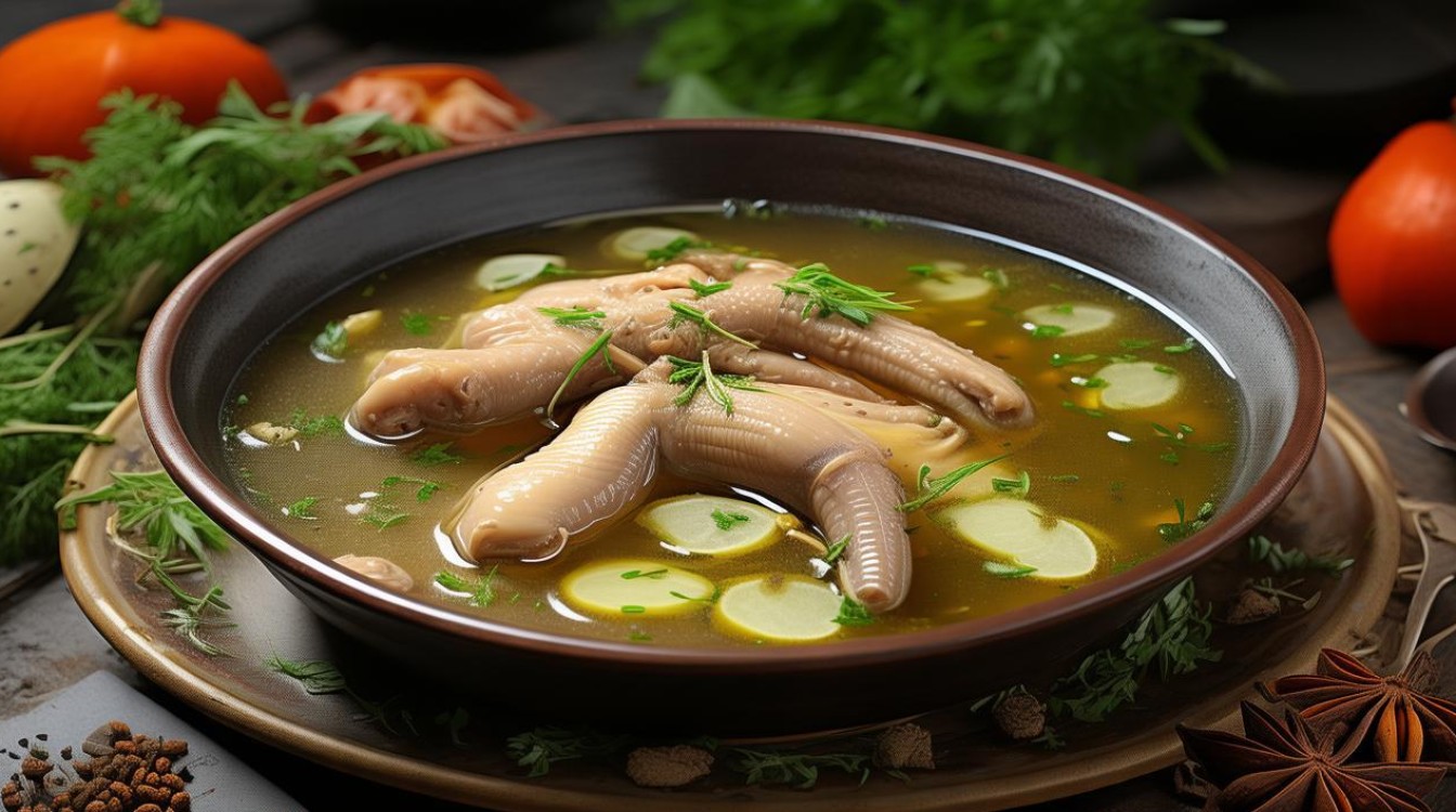 药材鸡爪汤功效