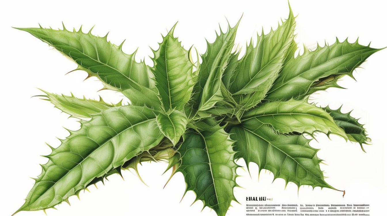 带刺的中草药叫什么图