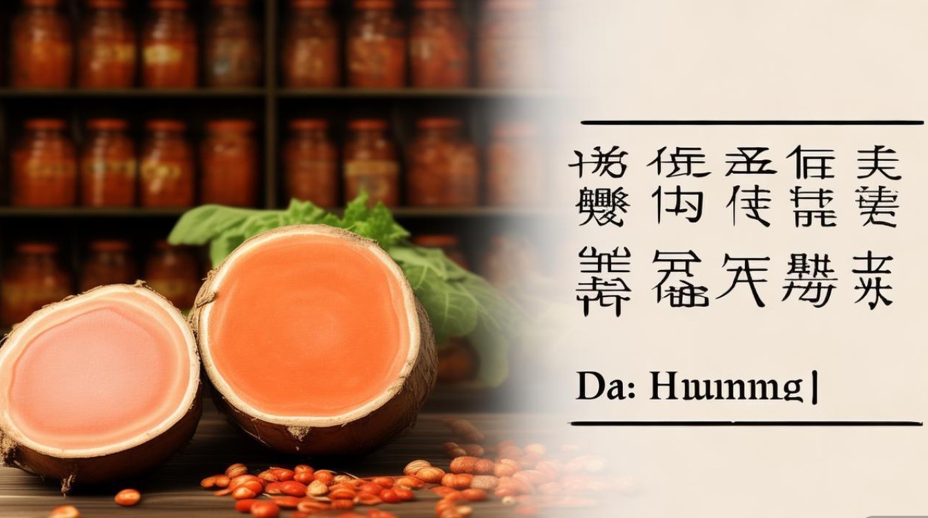 中草药大黄的黄读音是