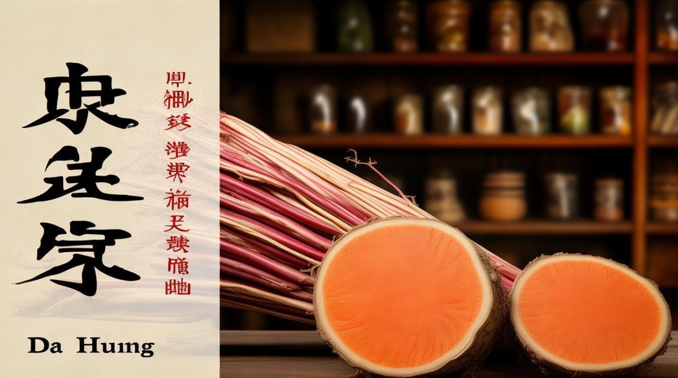 中草药大黄的黄读音是