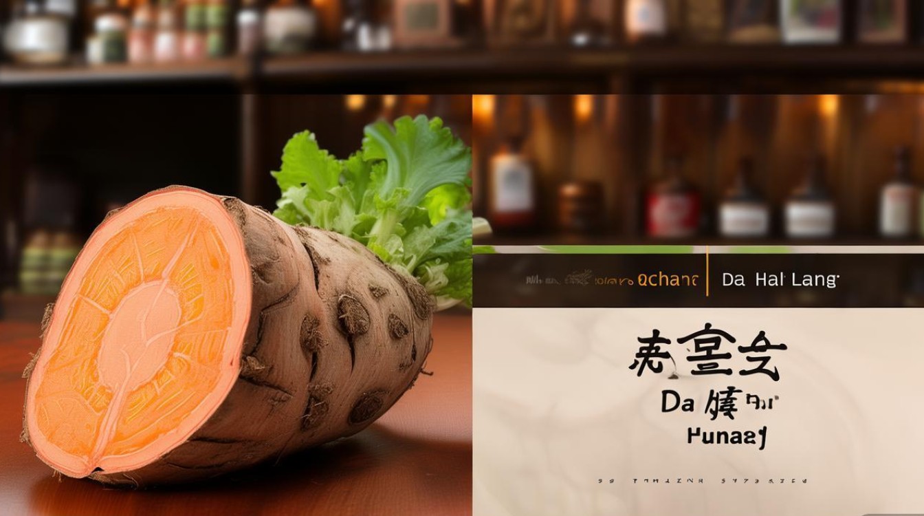 中草药大黄的黄读音是