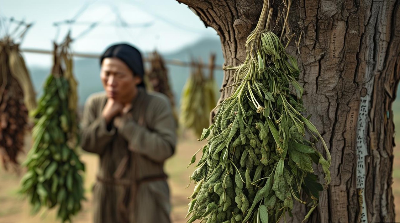 咳嗽农村中草药树图片