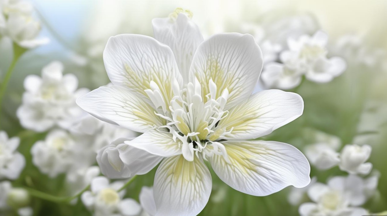白色花类药材