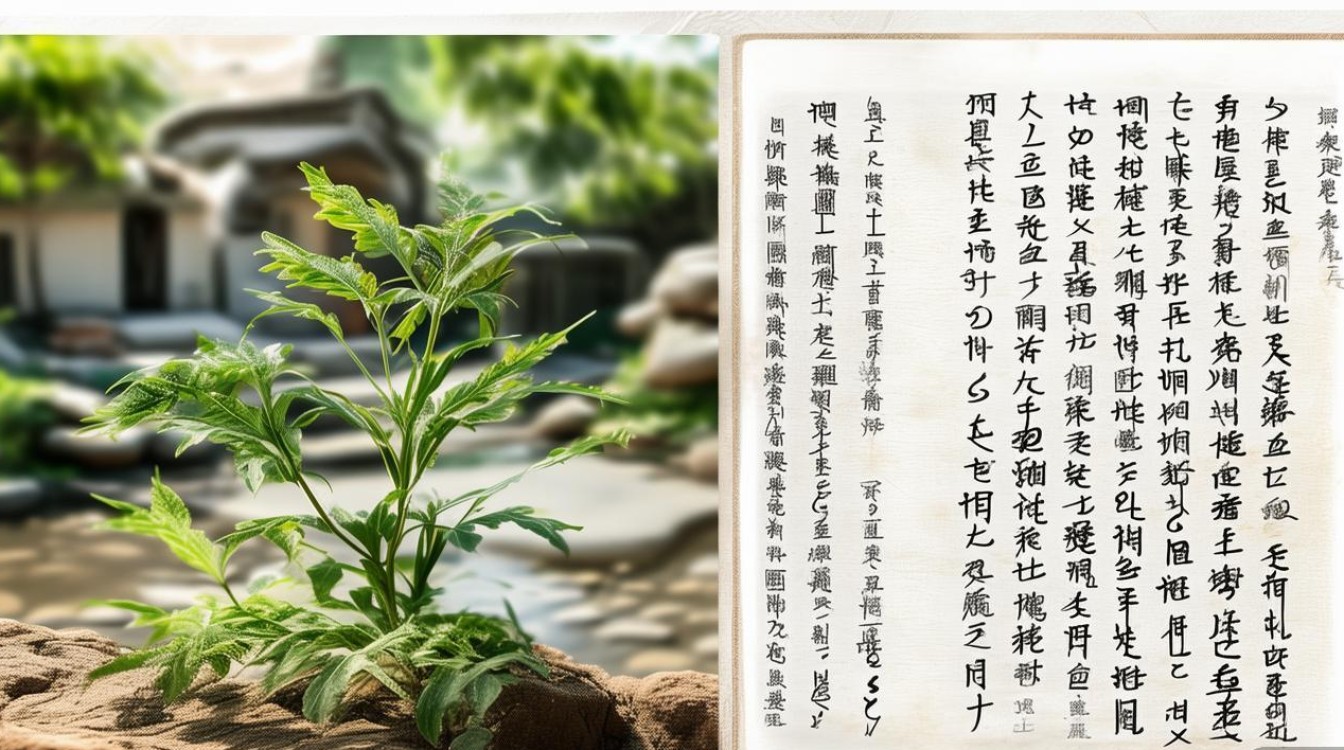 一种中草药的诗词