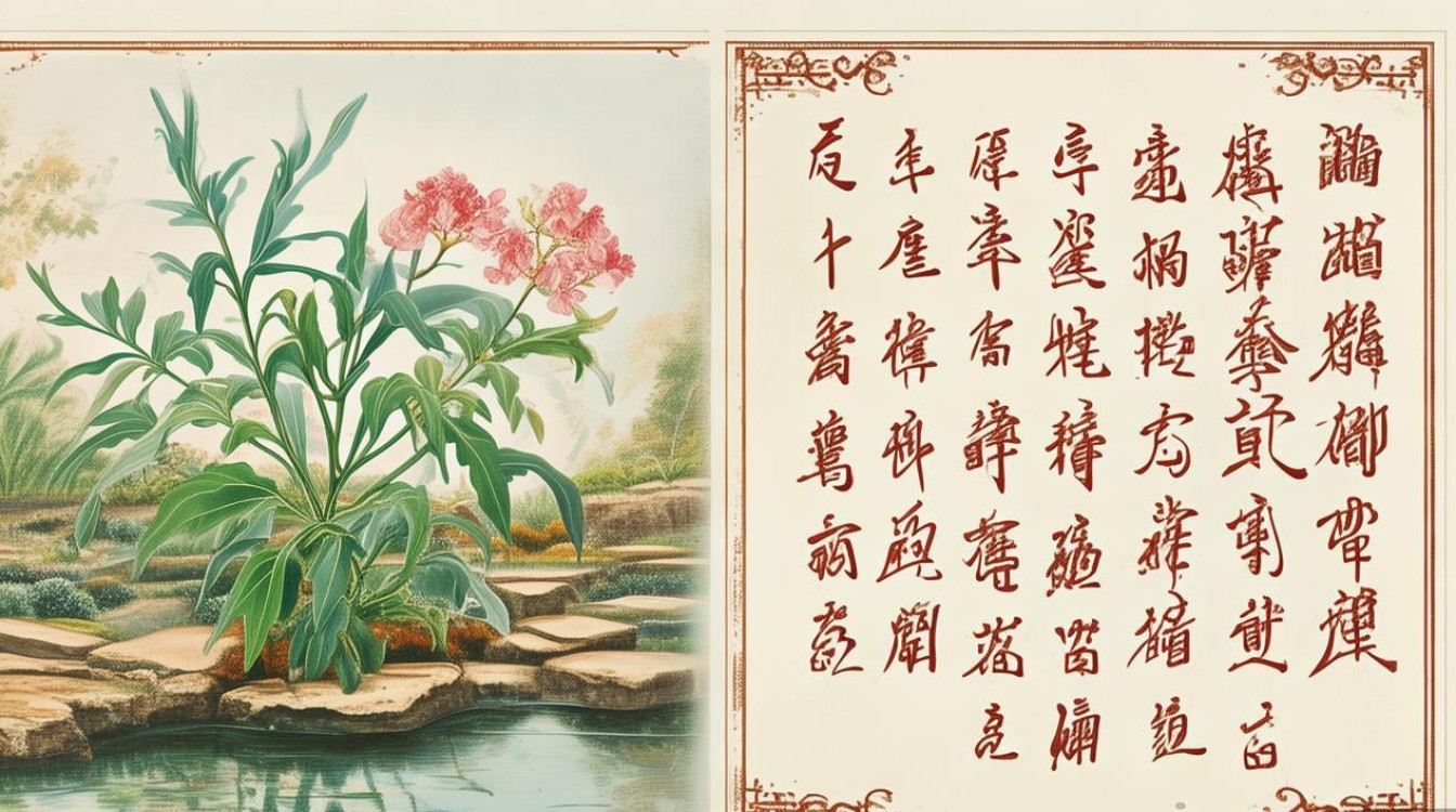 一种中草药的诗词