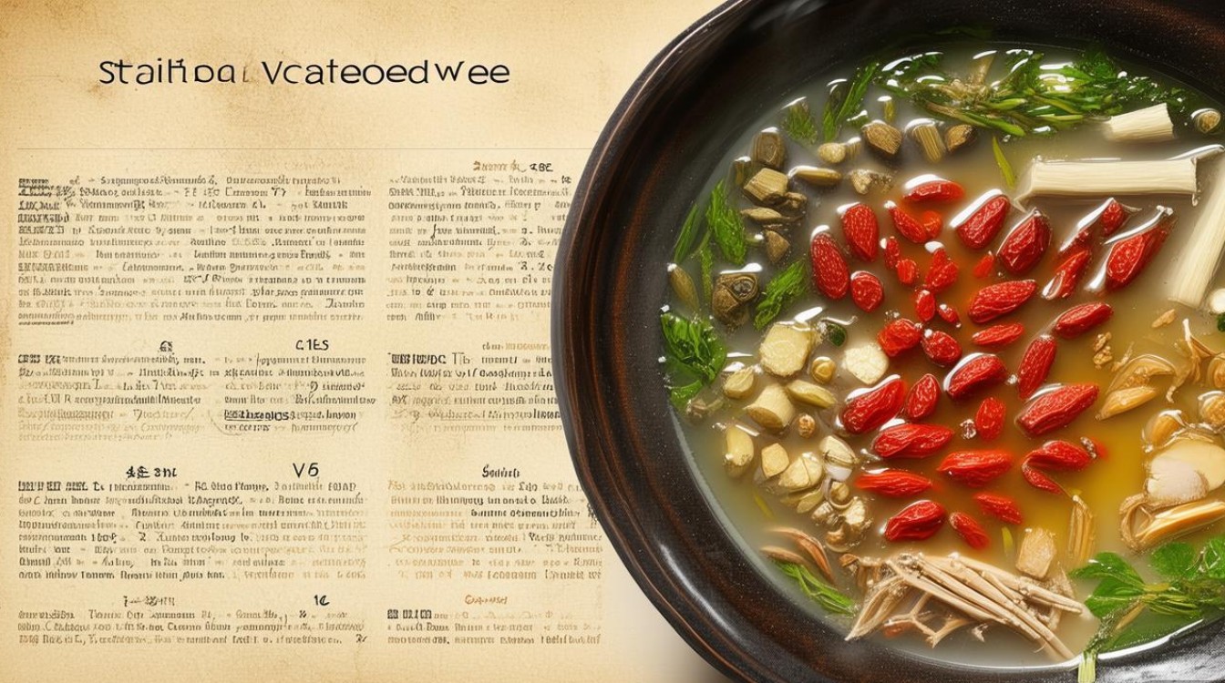 炖汤主要药材照片