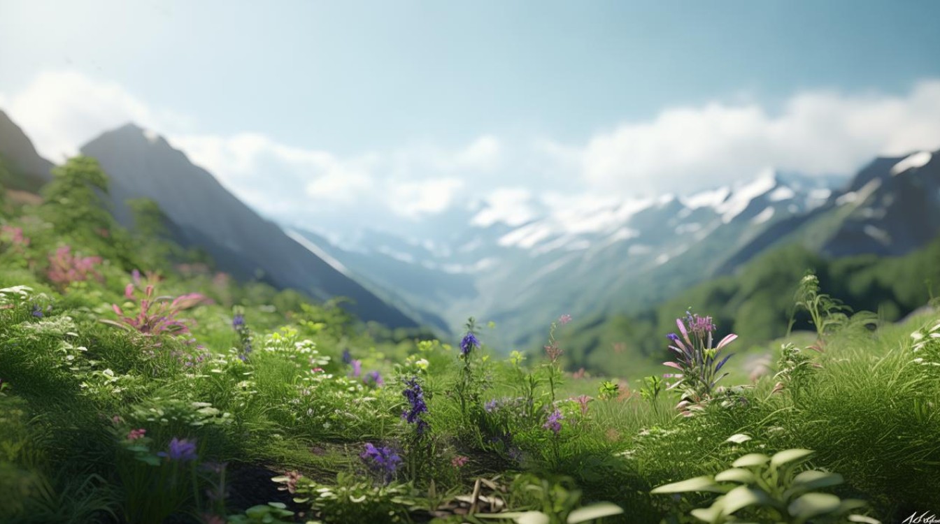 青山苦药材图