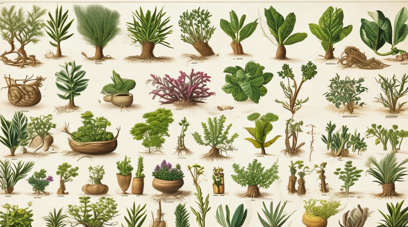 块茎类药材大全