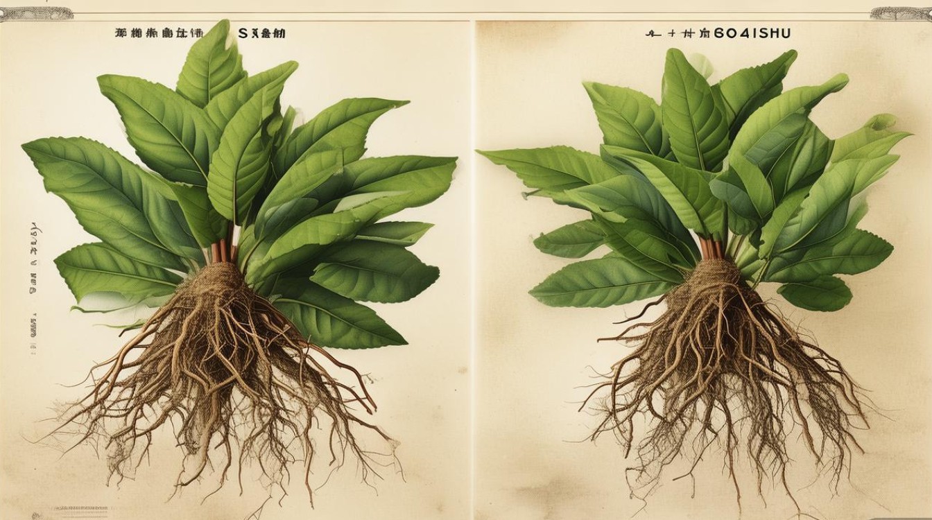 小白术药材图片