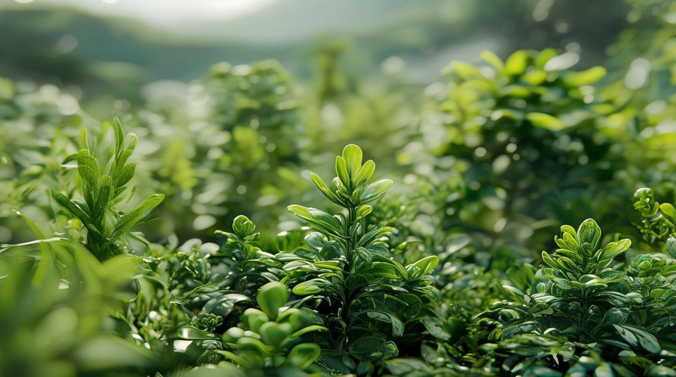绿色花的药材