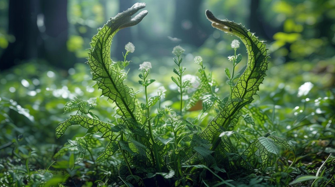 青鹿角植物药材