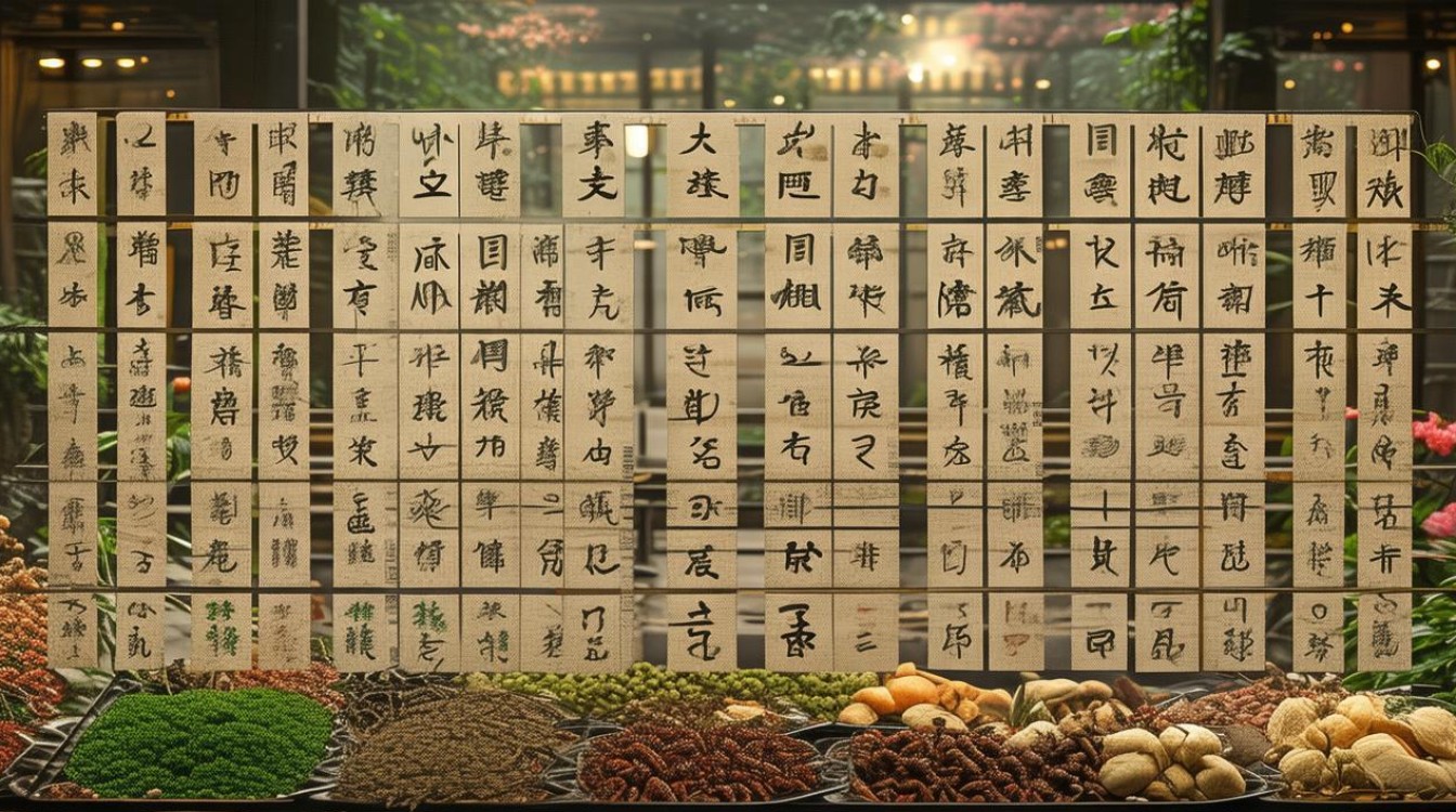 中草药的分类与主治