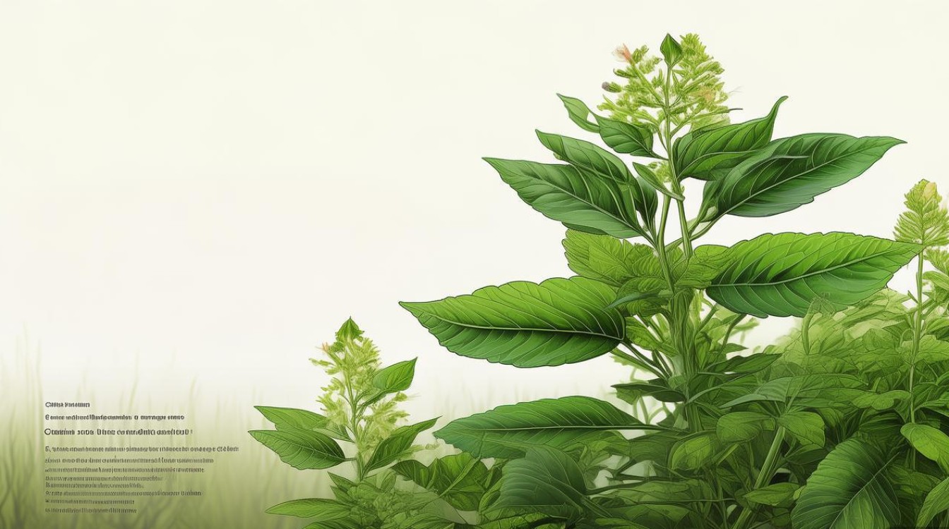 中草药大发汗植物图