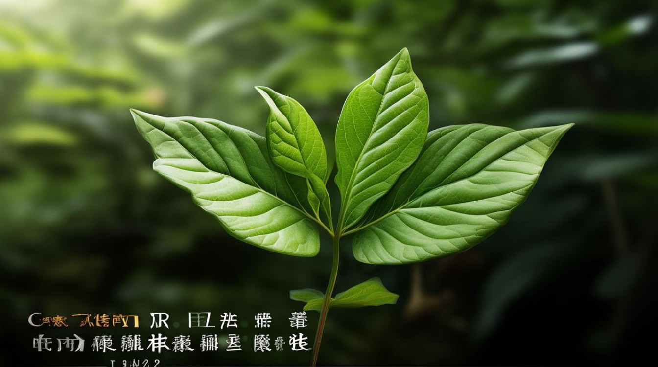 三片叶中草药图片