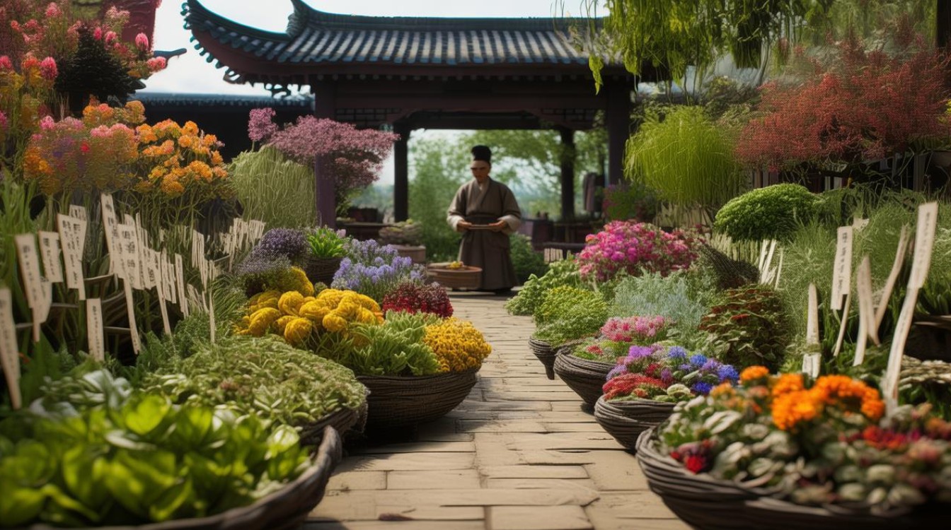 治病药材花