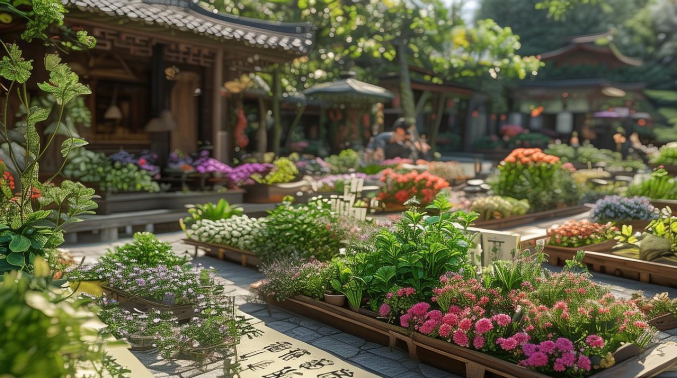 治病药材花
