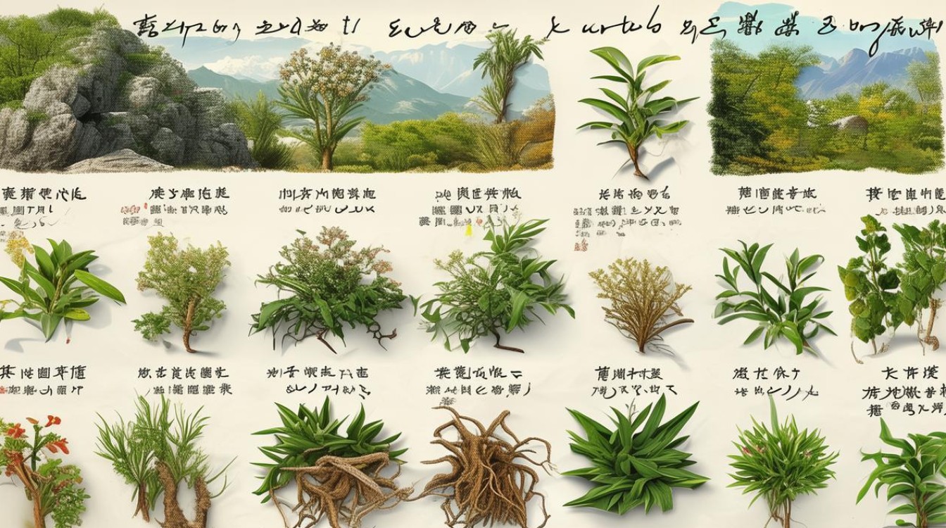 山上中草药图片和名称