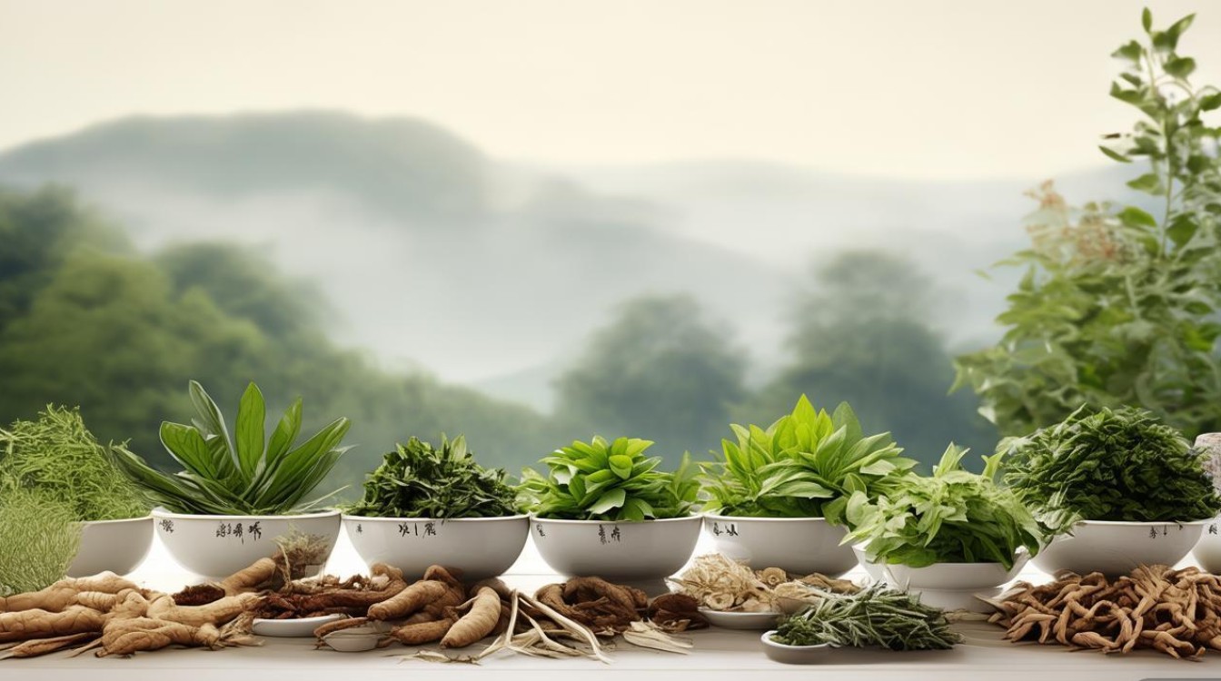 中草药天青地白图片