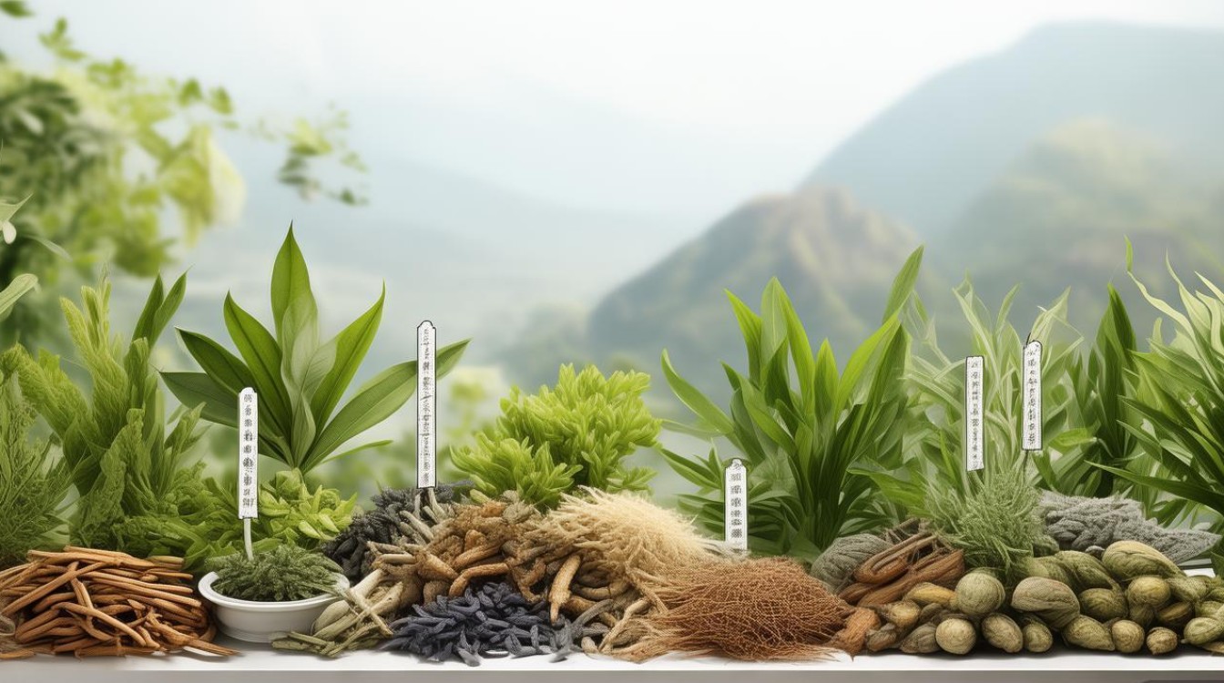中草药天青地白图片