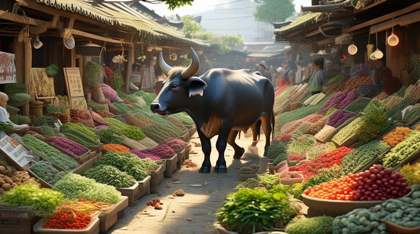 药材黄牛依