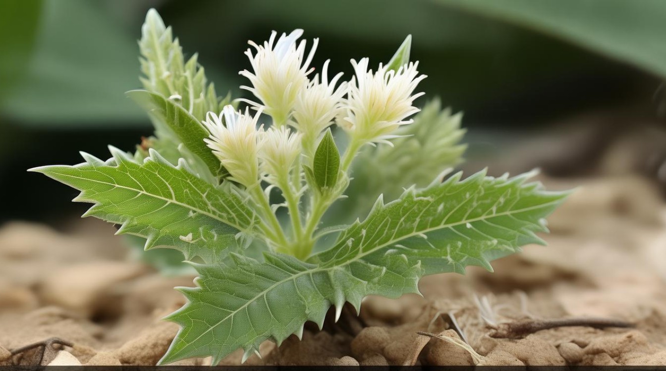 小蓟药材图片