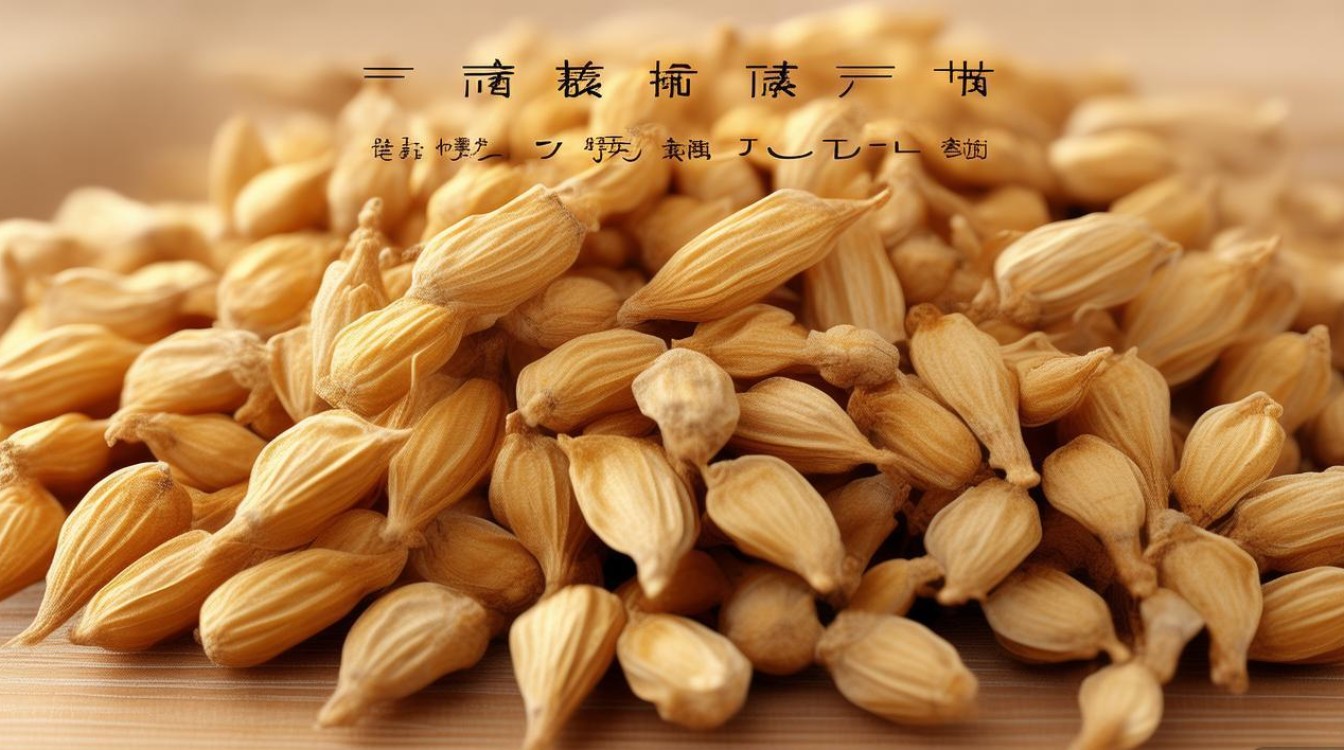 槐米药材图