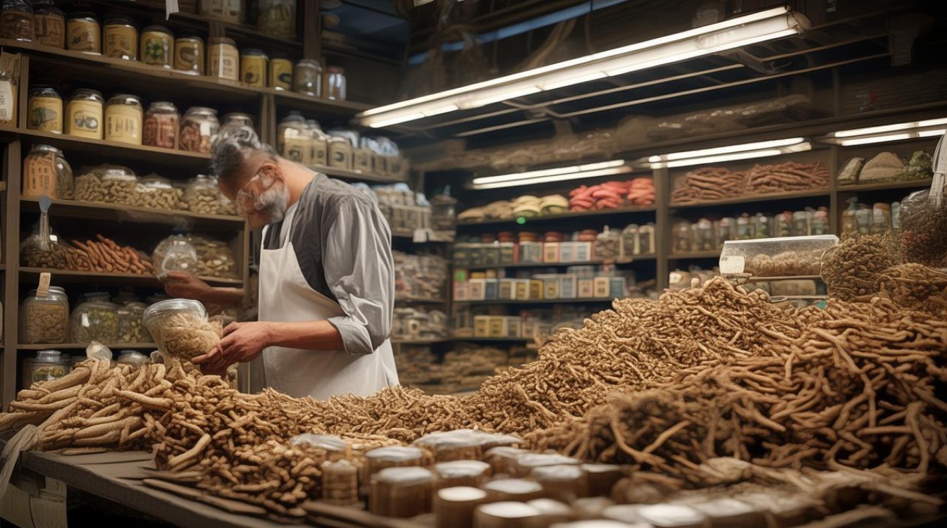 中草药批发店