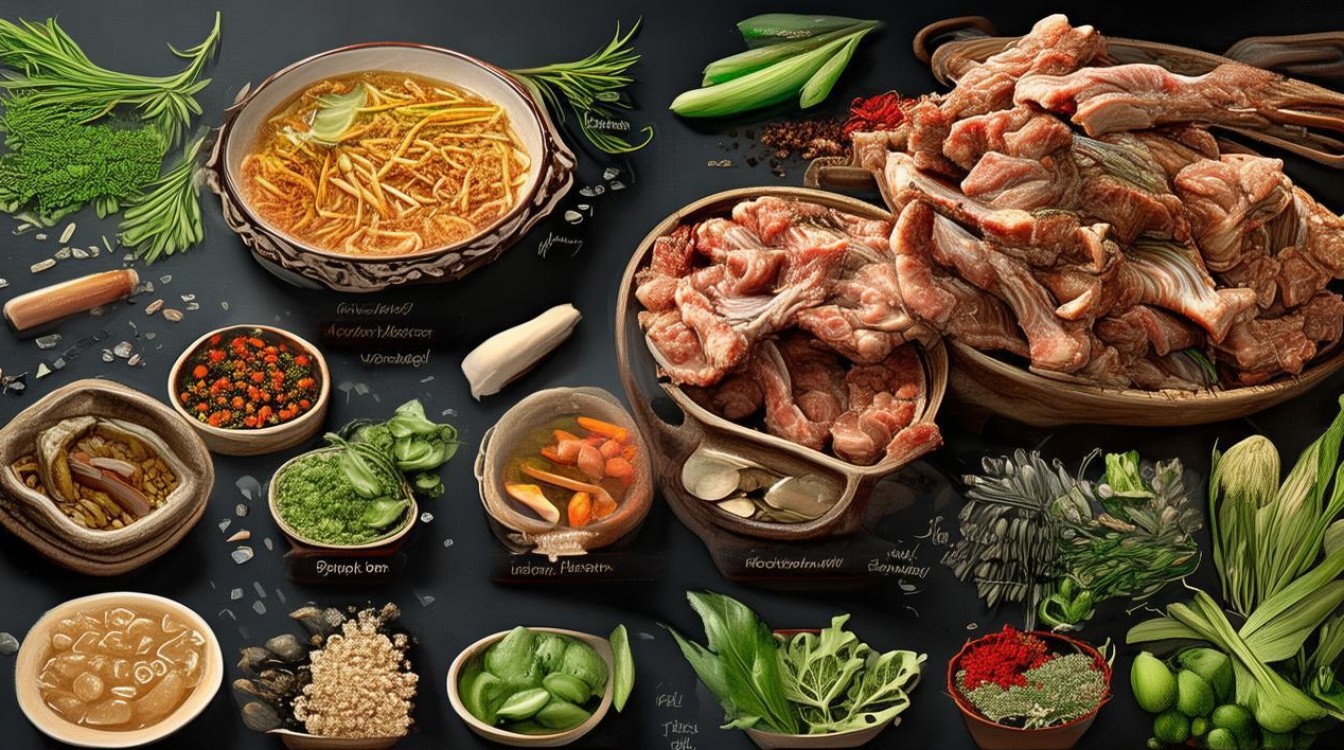 食疗排骨药材
