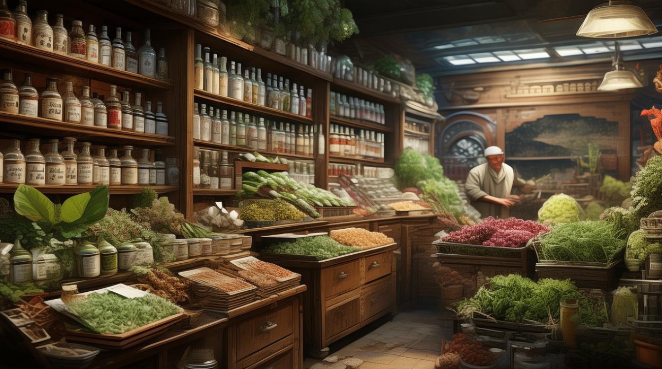 药材铺插图