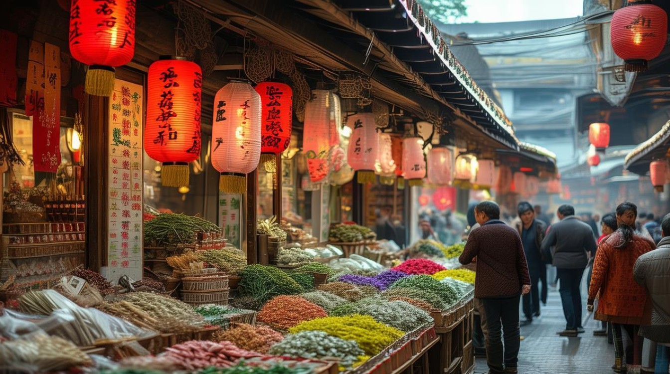 中国的药材市场