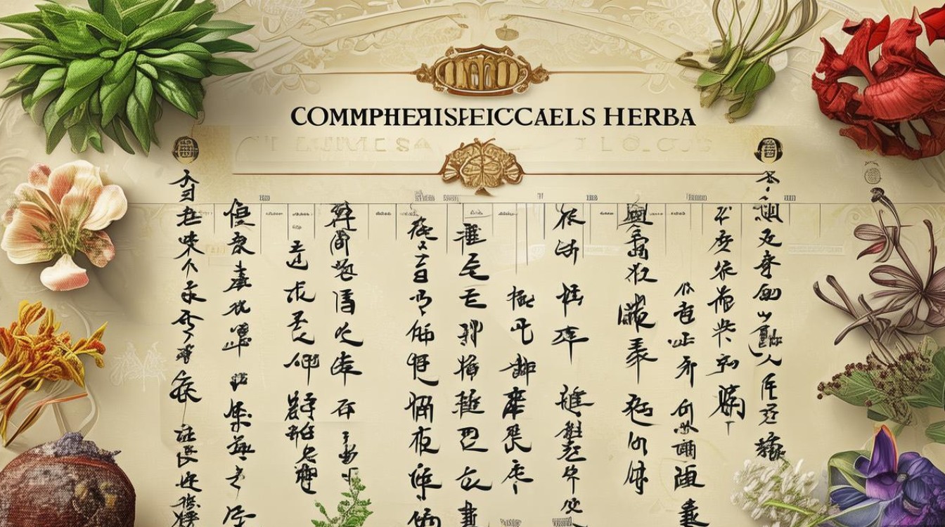 中国名贵药材一览表