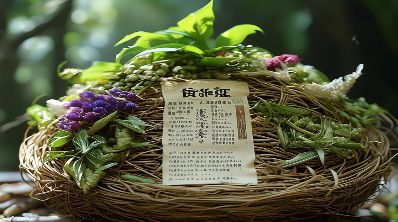 中草药斑鸠窝图片