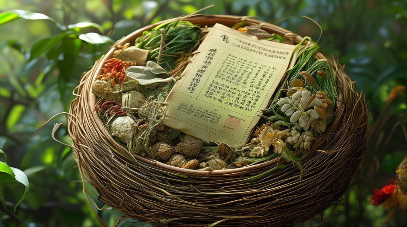 中草药斑鸠窝图片