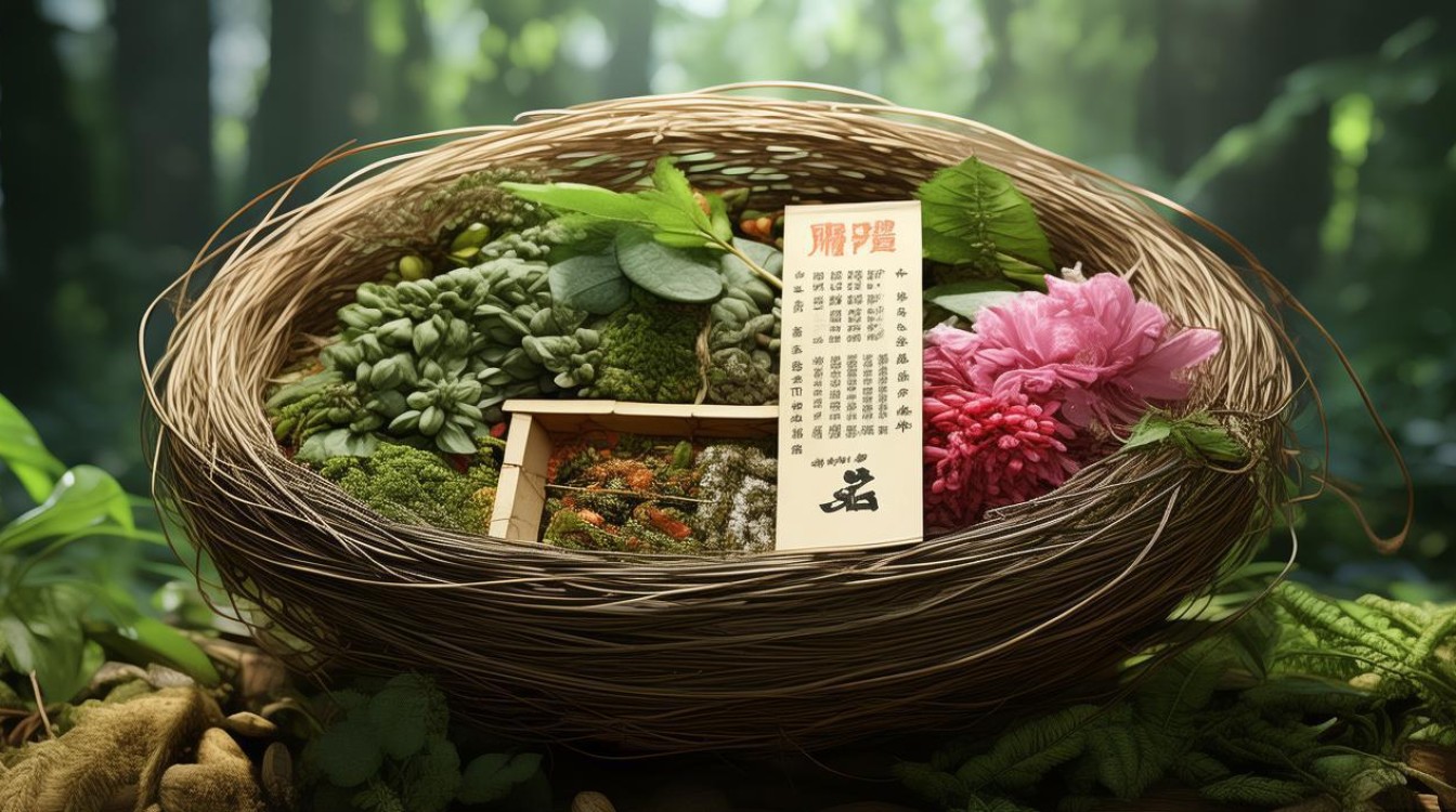 中草药斑鸠窝图片