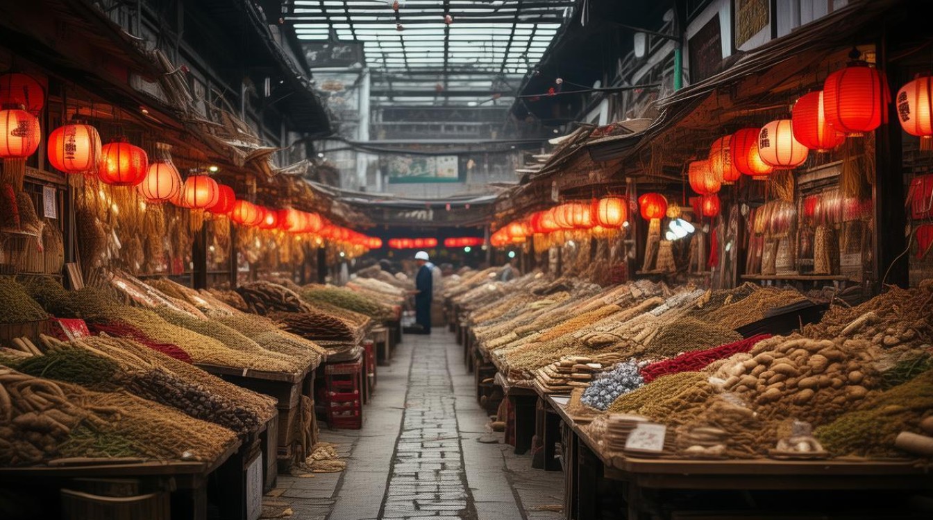 瑞丽中药材交易市场图