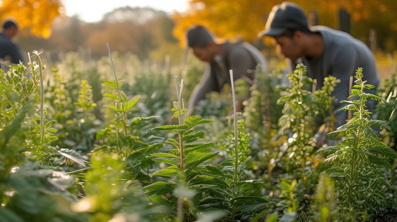 深秋种植中草药