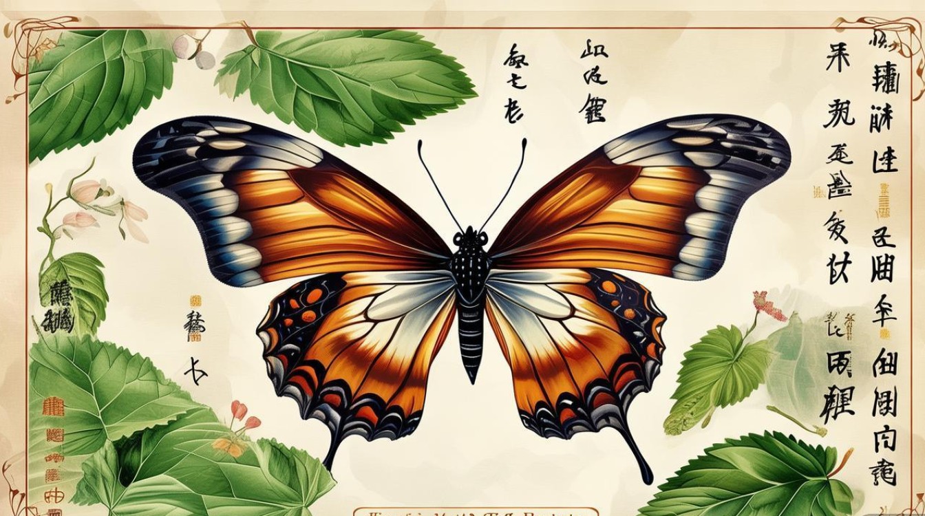 中草药桑蝴蝶图片