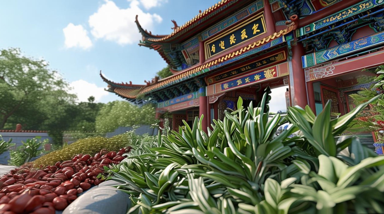 中草药把守天门图片