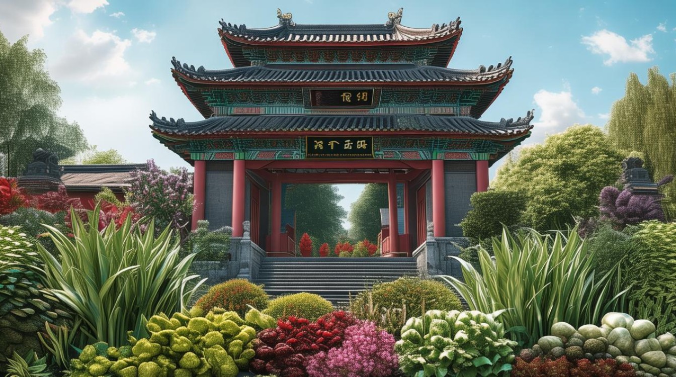 中草药把守天门图片