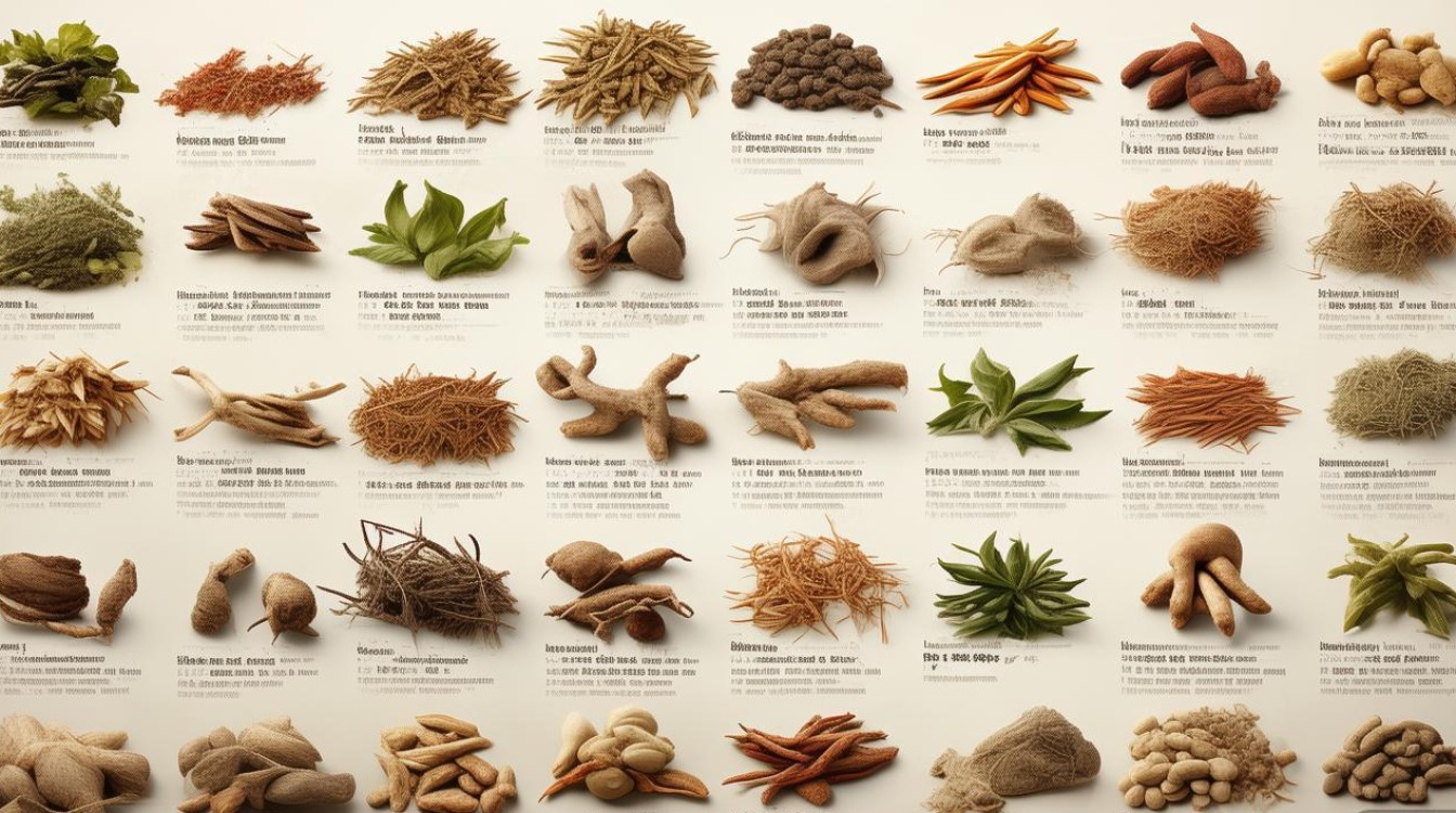 各类中草药药理分析