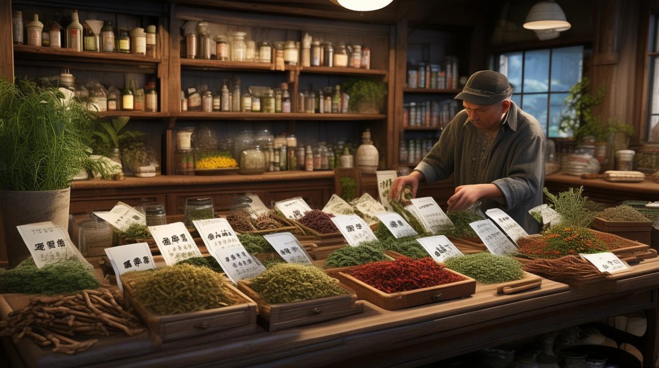 想收中草药