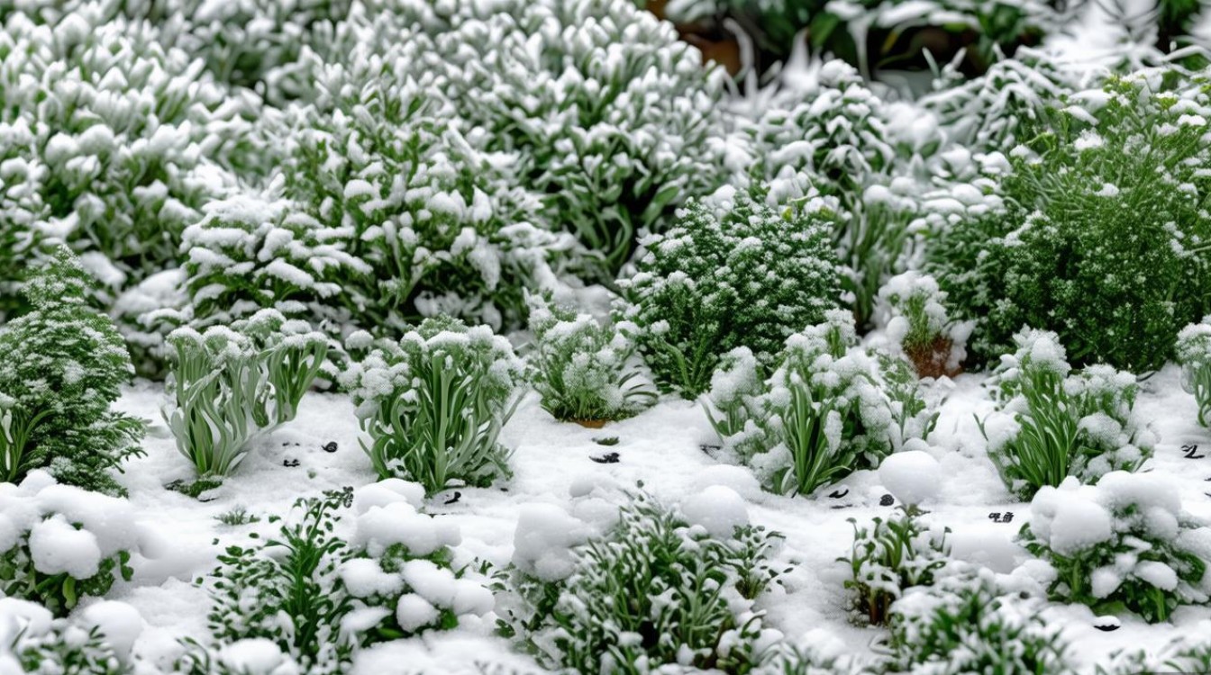 大雪的中草药