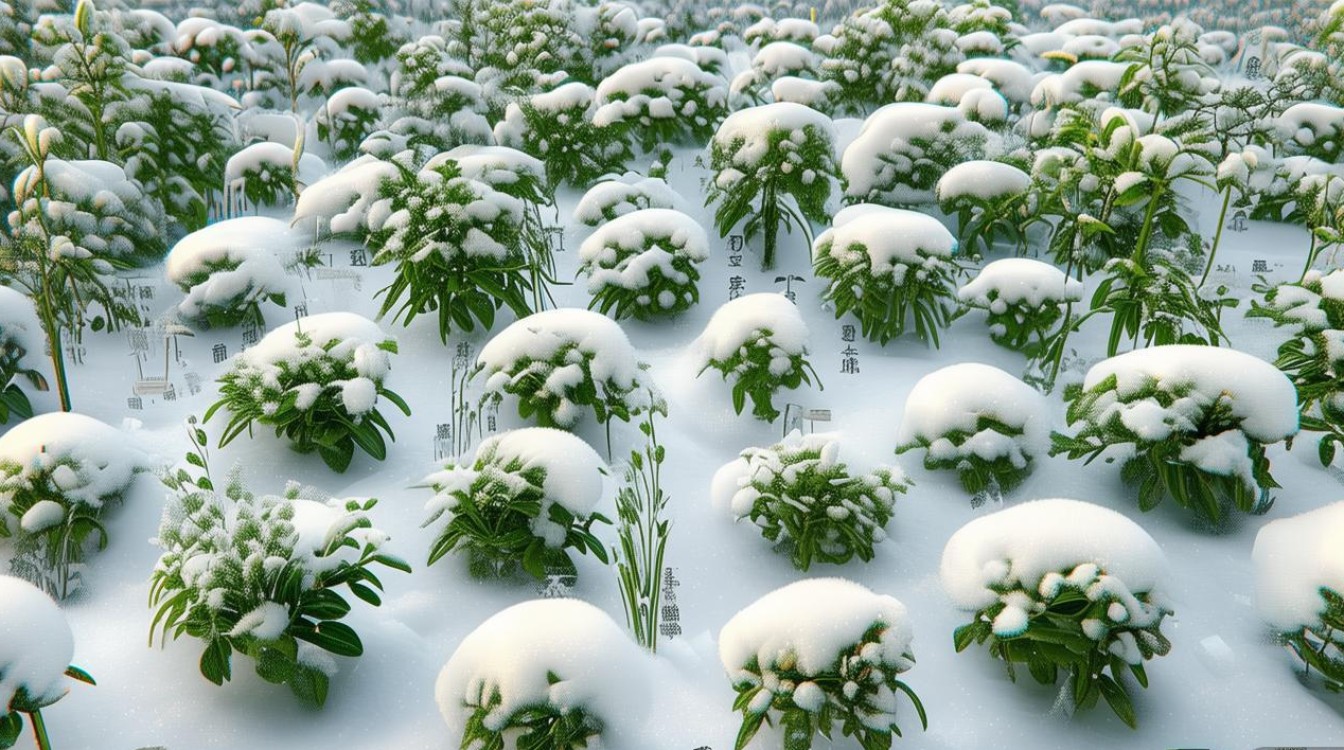 大雪的中草药