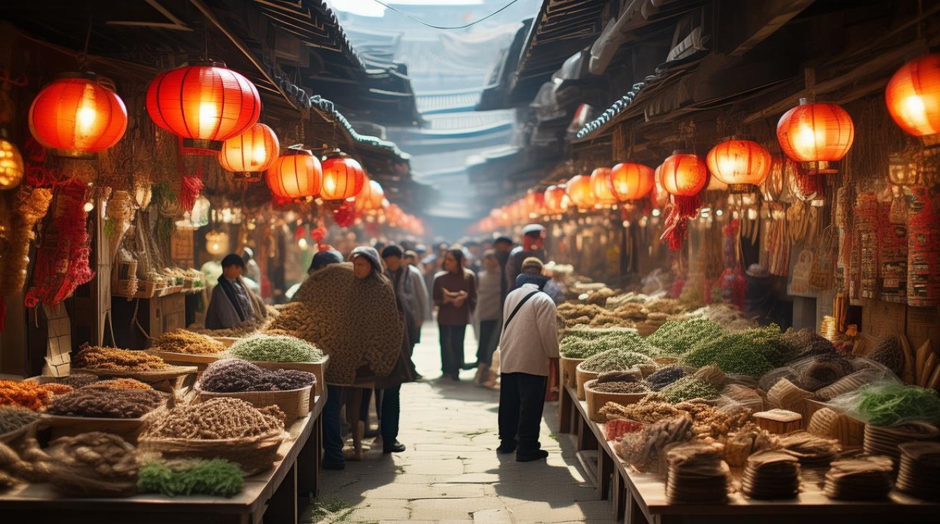 韩国中药材市场